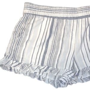 NWOT Linen/Cotten Blend Ruffled Shorts